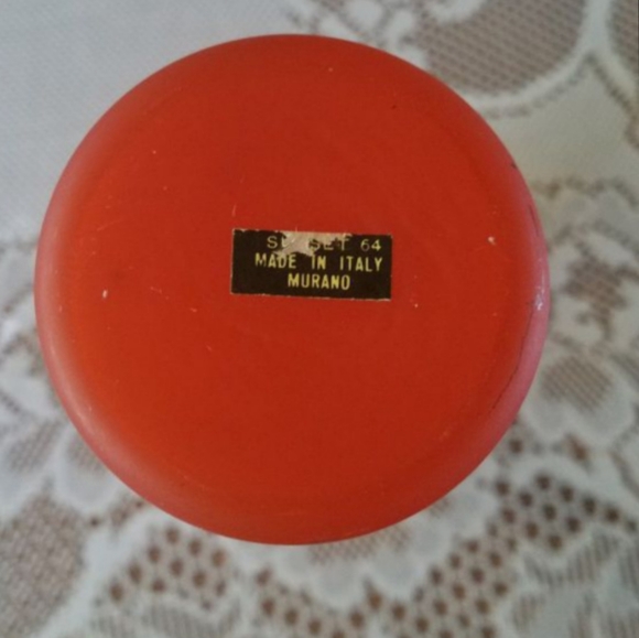 Vintage "Murano Sunset 64" satin glass vase - Picture 8 of 8